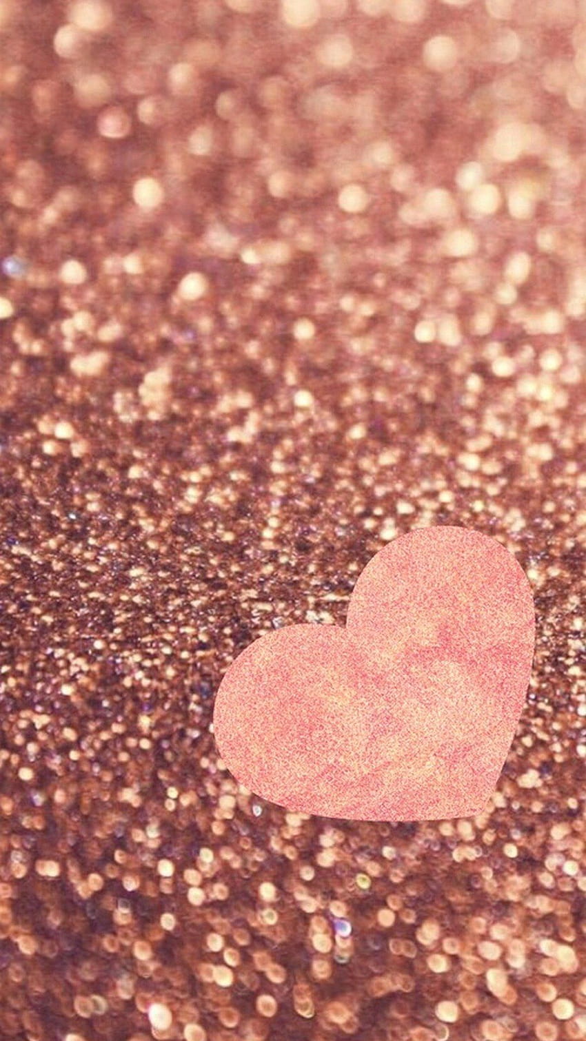 Rose Gold Heart Backgrounds, black and rose gold phone HD phone wallpaper