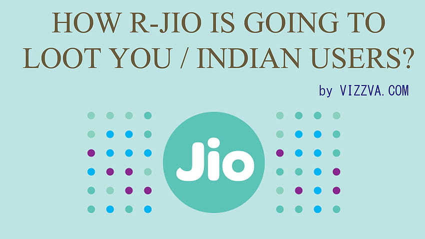 How Reliance JIO is going to loot you more than others?, jio HD wallpaper