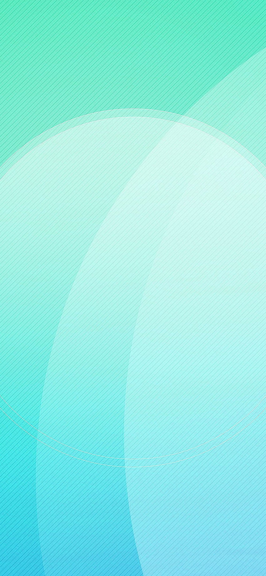 Най-добрият кръг iPhone X, синьо-зелен HD тапет за телефон