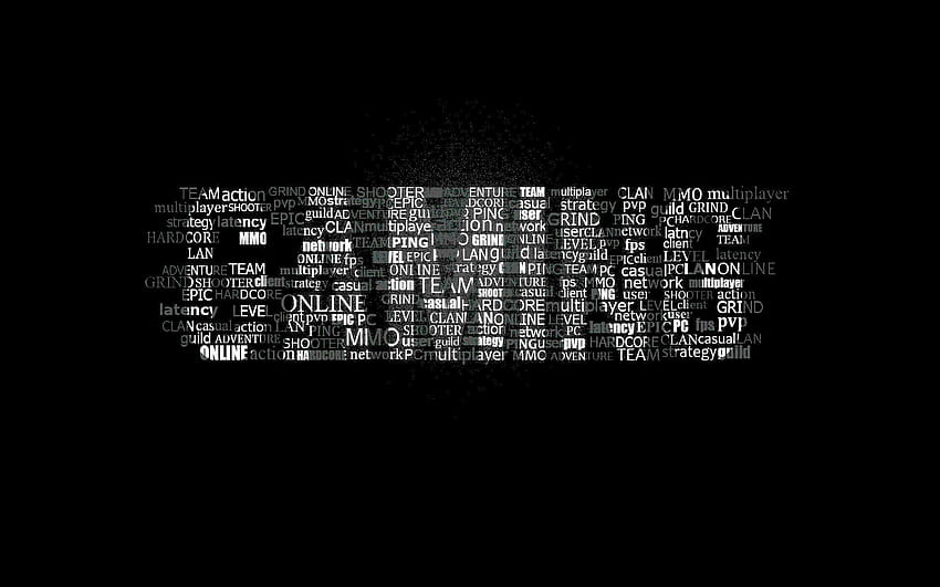 Cartaz de jogador de computador de jogo GAMING, citações de jogos papel de parede HD