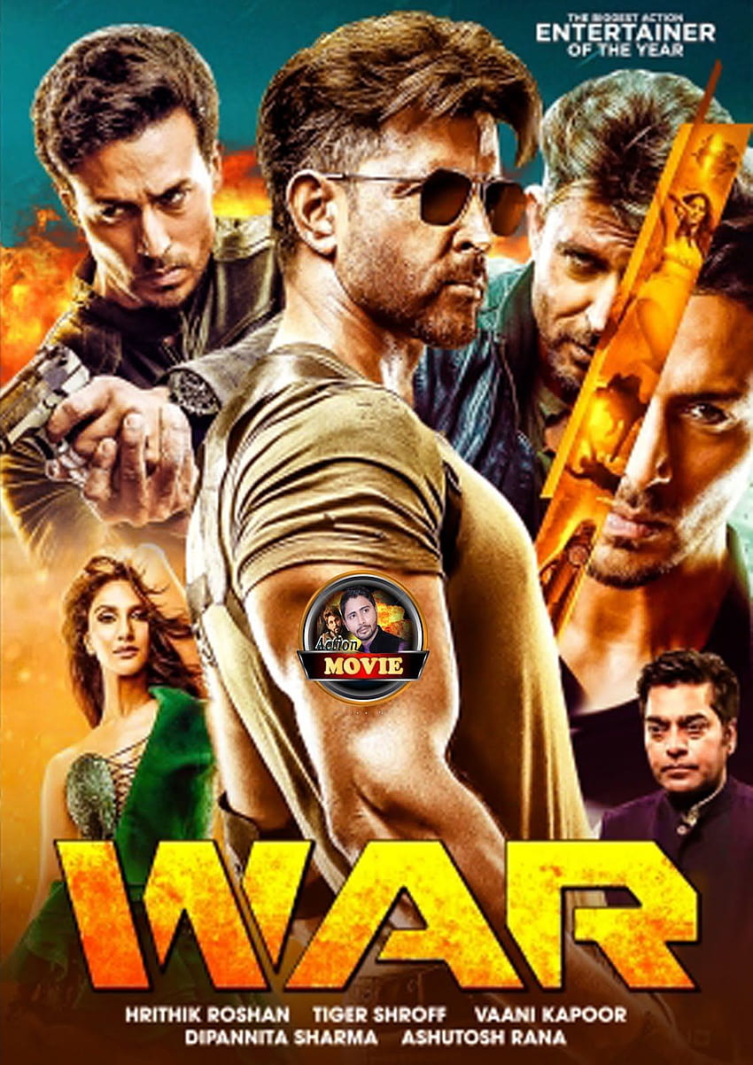 War 2019 Hindi Movie 400MB Pre, película hindi de guerra fondo de pantalla del teléfono