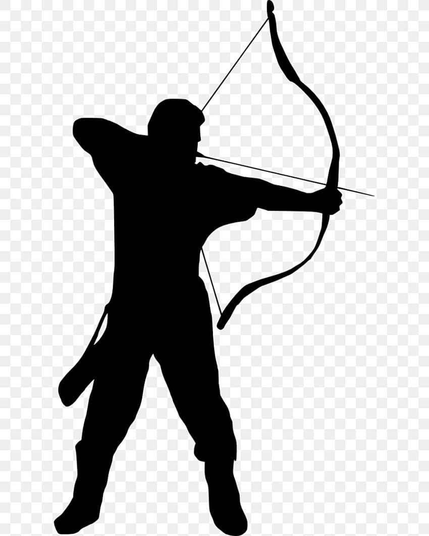Archery Silhouette graphy, PNG, 613x1024px, Archery, Black, Black And White, Bow And Arrow, Bowyer HD phone wallpaper