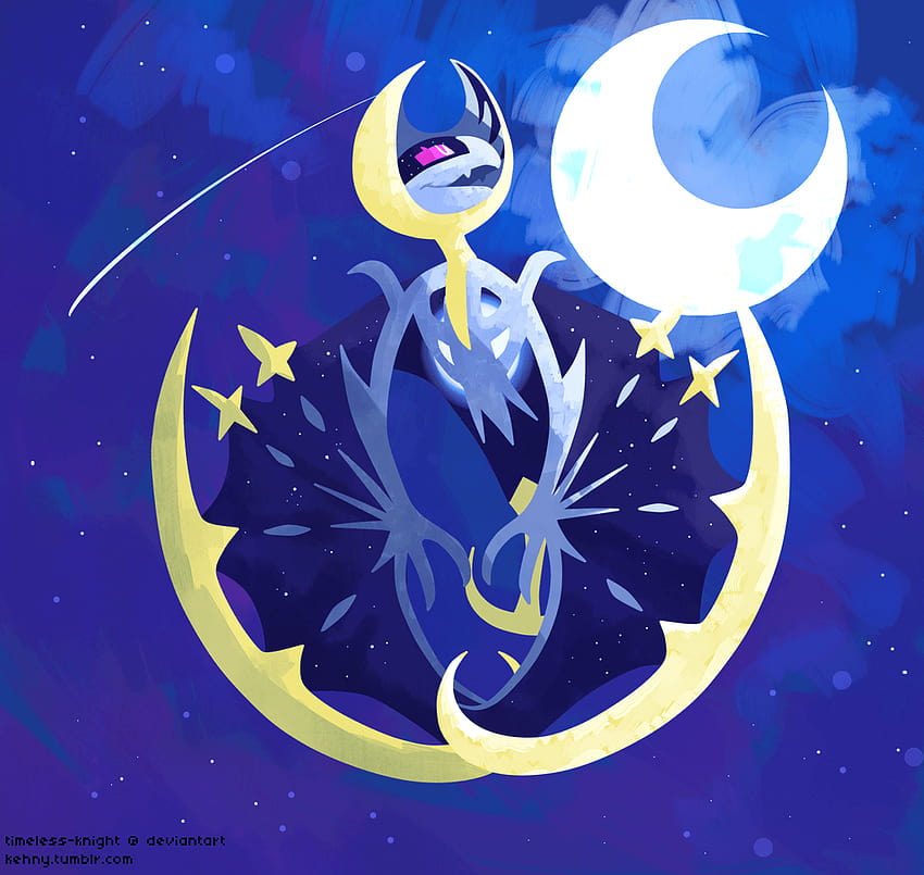 shiny lunala by Elsdrake on DeviantArt