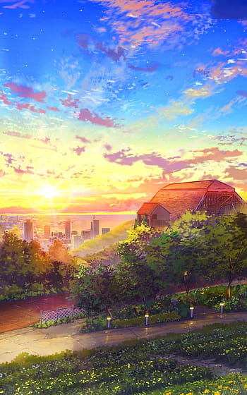 🔥 [51+] Anime Landscape Wallpapers | WallpaperSafari-demhanvico.com.vn