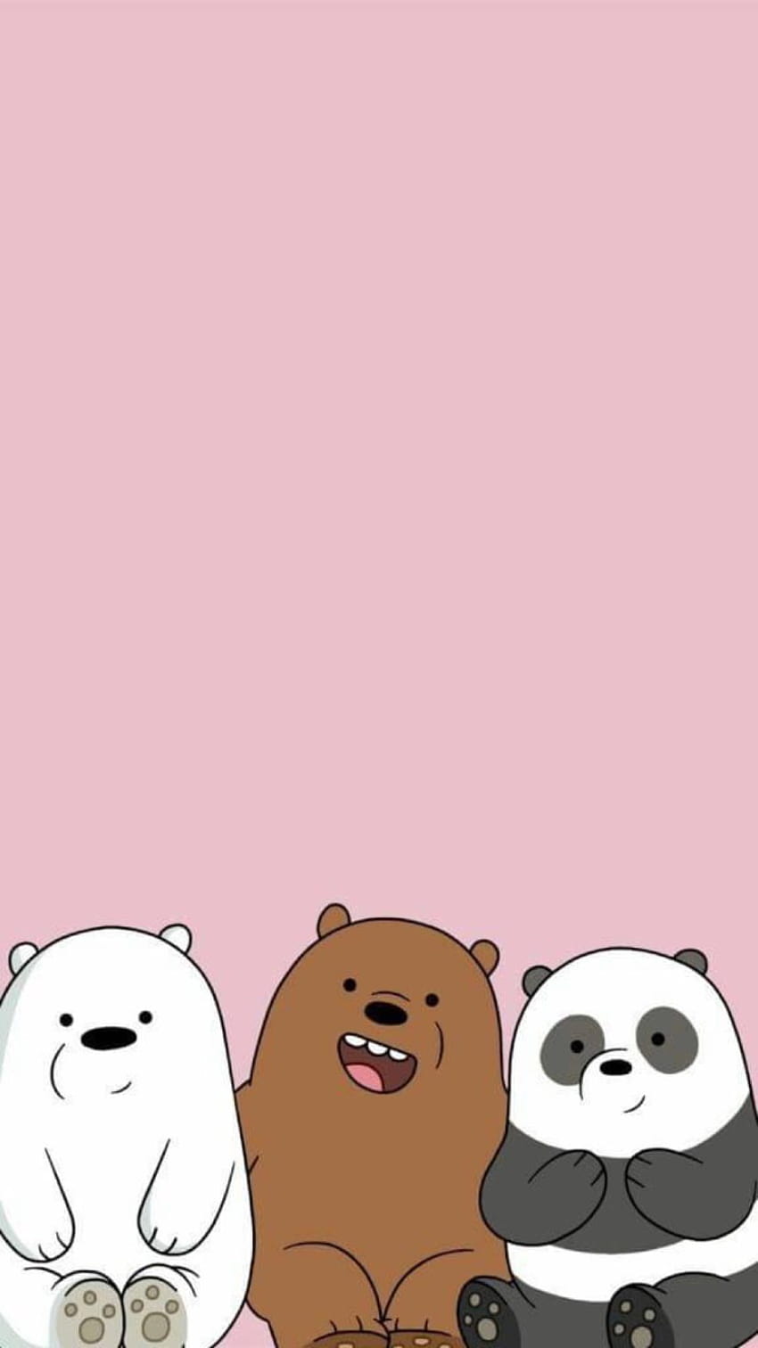 We Bare Bears, 3 bears HD phone wallpaper