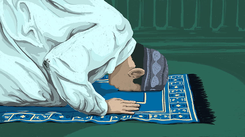 La postura della preghiera: uno sguardo a come pregano i musulmani, la preghiera musulmana Sfondo HD