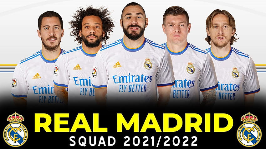 Real Madrid Squad 2021/2022 Next Season With Carlo Ancelotti, real madrid team 2022 HD wallpaper
