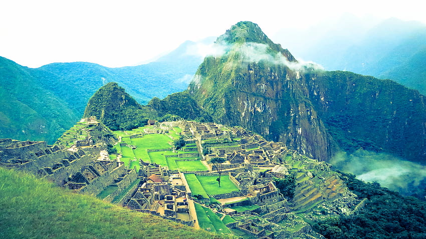 Aerial View Of Machu Picchu Peru HD Wallpaper | Pxfuel