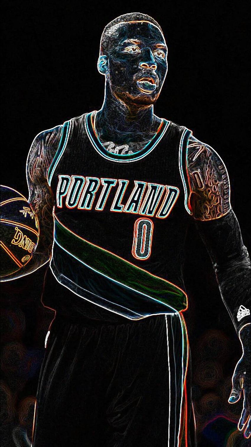 damian lillard fondo de pantalla hd