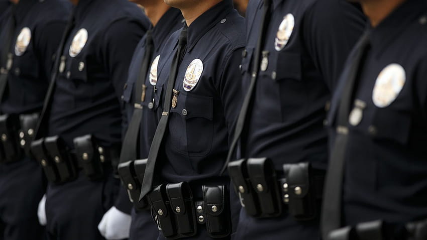 Un comandante e un supervisore della polizia di Los Angeles vengono arrestati in stato di ebbrezza, ufficiali della polizia di Los Angeles Sfondo HD