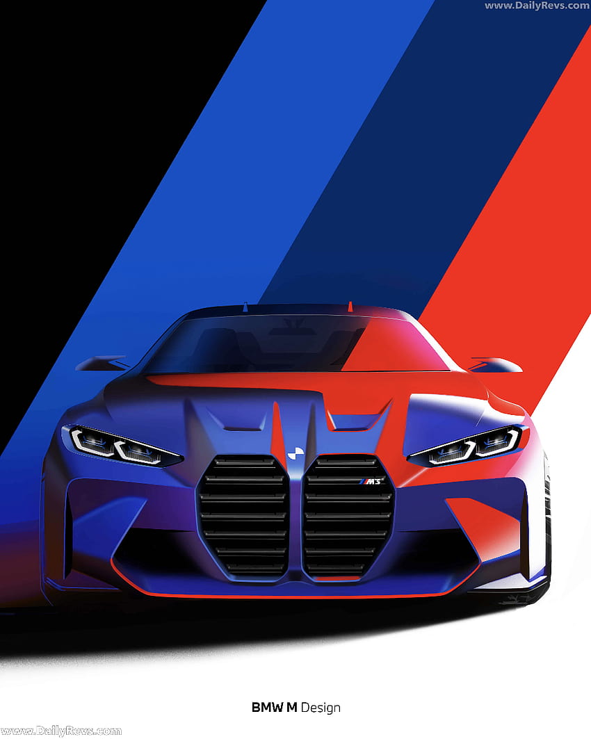 2021 BMW M3 세단 경쟁 HD 전화 배경 화면