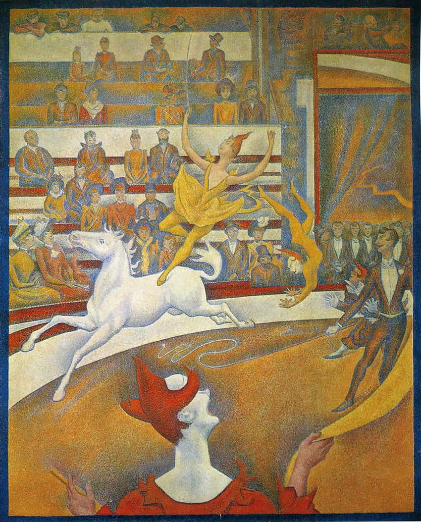 The Circus, georges seurat HD phone wallpaper