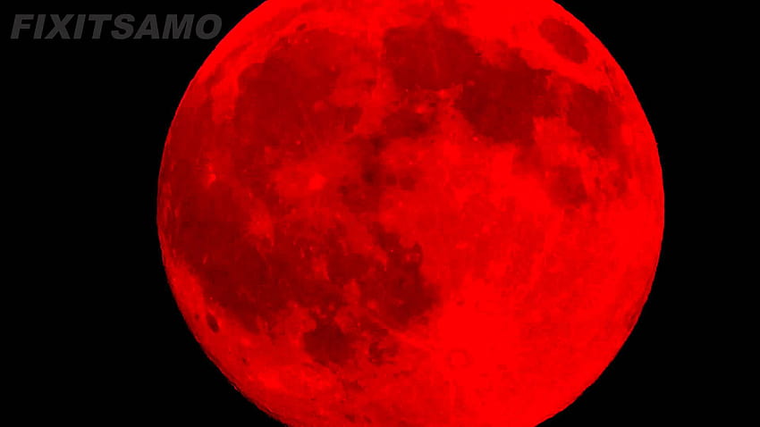 ZOBACZ PRAWDZIWY KRWAWY KSIĘŻYC, super niebieski krwawy księżyc Tapeta HD