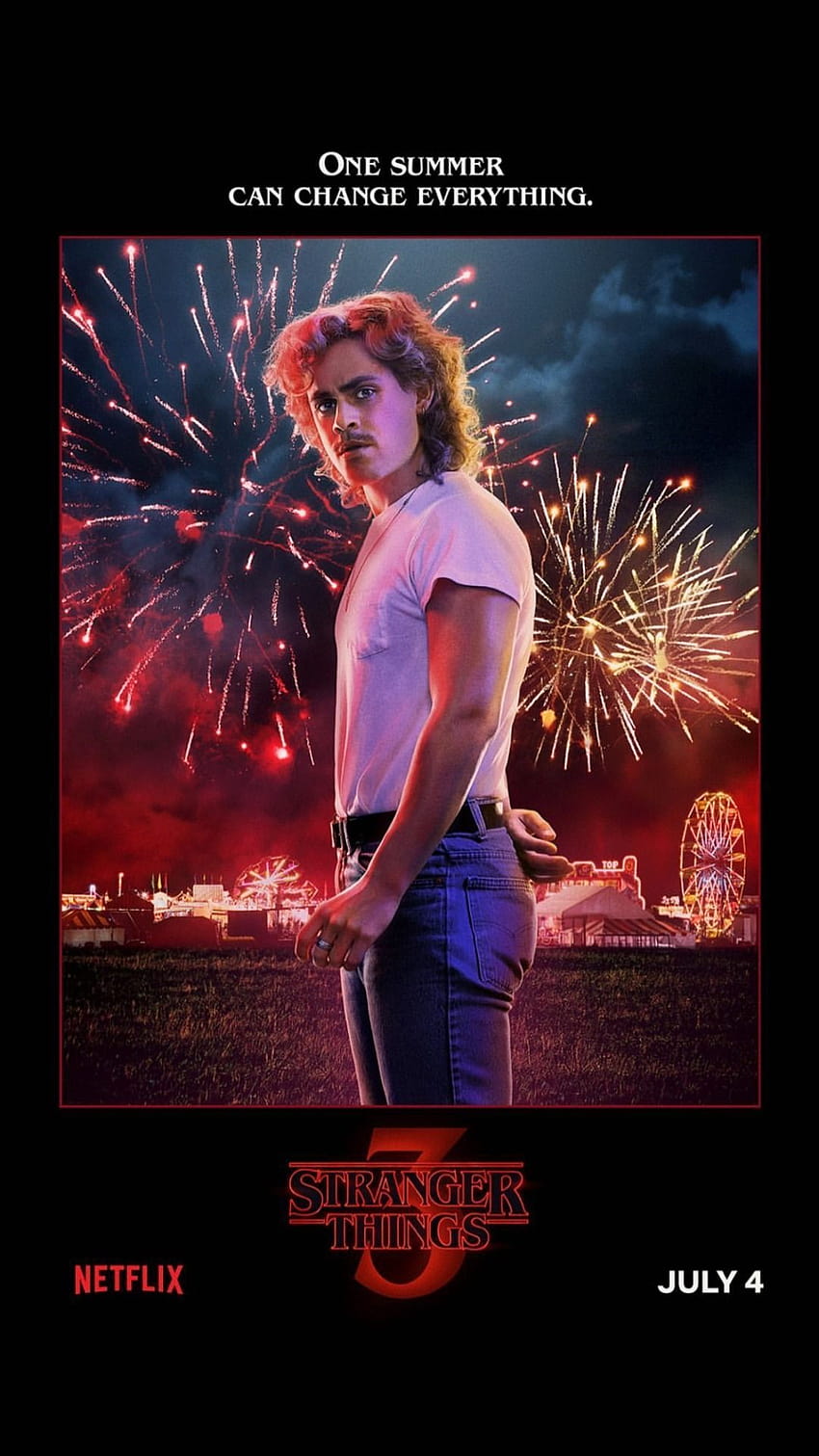 Billy Hargrove's promo poster for Stranger Things 3, billy hargrove iphone HD phone wallpaper