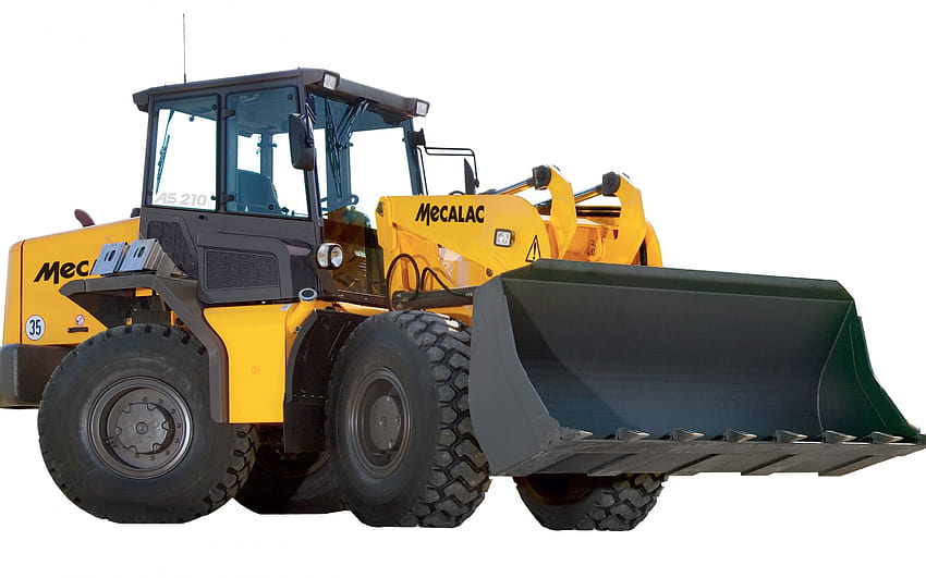 Mecalac AS 210e, Wheel loader, mesin konstruksi, loader, alat berat, Mecalac dengan resolusi 2880x1800. Kualitas tinggi Wallpaper HD