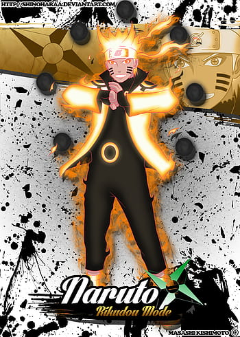 Naruto Modo Rikudou Sennin, HD Png Download - 695x1088 PNG 