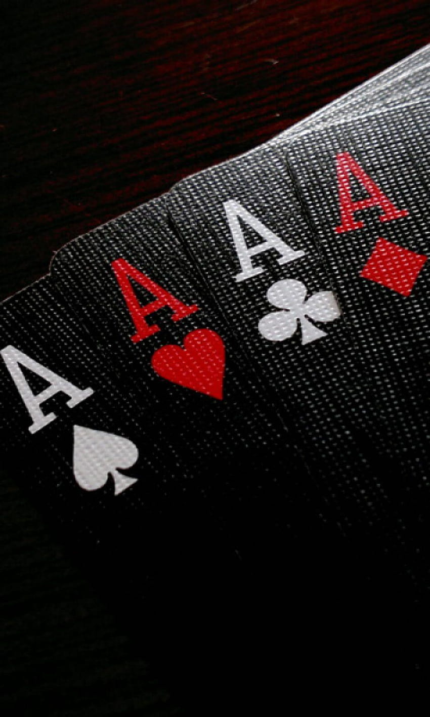 Ace of Spade, Heart, Clubs and Diamond playing cards graphy, ace card HD phone wallpaper