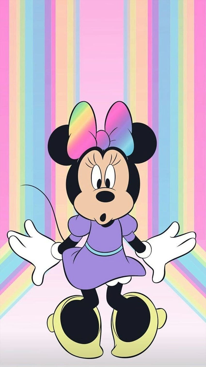 ปักพินในบอร์ด FONDOS, minnie mouse และ mickey mouse วอลล์เปเปอร์โทรศัพท์ HD