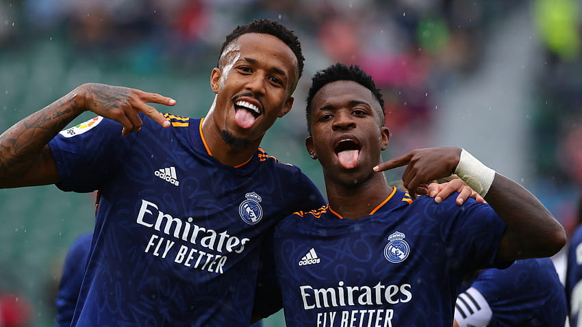 Xem hình Vinicius Junior & Eder Militao - hai cầu thủ trẻ triển vọng của Real Madrid, với kỹ năng và tốc độ vượt trội, sẽ khiến bạn cảm thấy ngạc nhiên và phấn khích bởi tương lai tươi sáng của đội bóng.