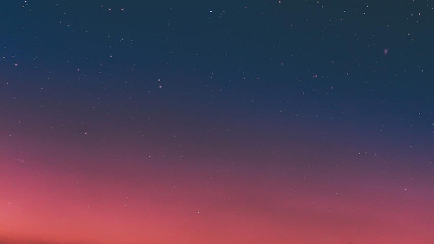 laptop, pink sunset evening HD wallpaper