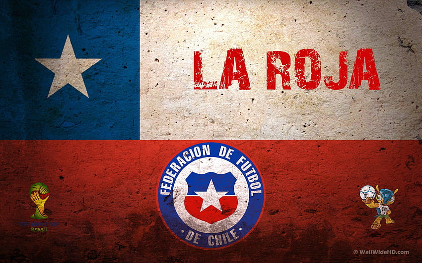 Achtelfinale – Chile-Weltmeisterschaft, chilenische Fußballnationalmannschaft HD-Hintergrundbild