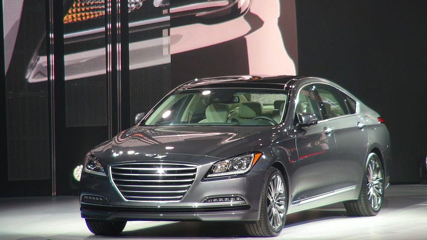 Detroit: 2015 Hyundai Genesis sedan Means Business, genesis motors HD wallpaper