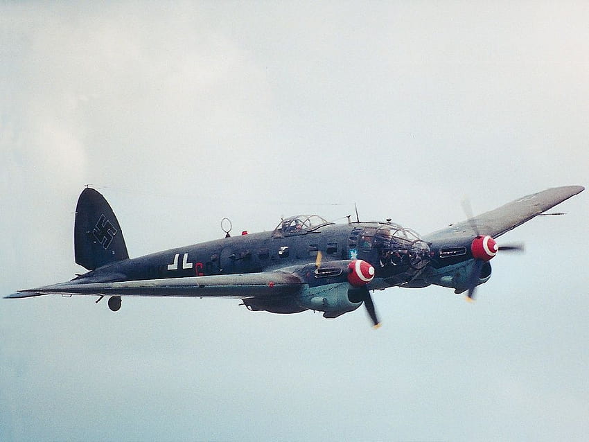Samoloty, heinkel he 111 Tapeta HD