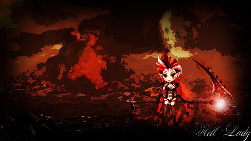 Hell Lady, summoners war HD wallpaper