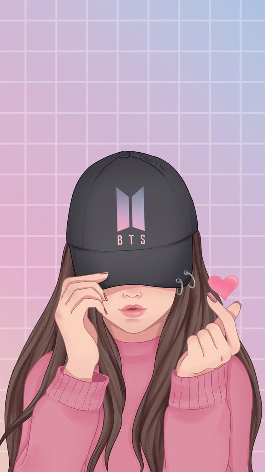 BTS Love, kpop drawings HD phone wallpaper | Pxfuel