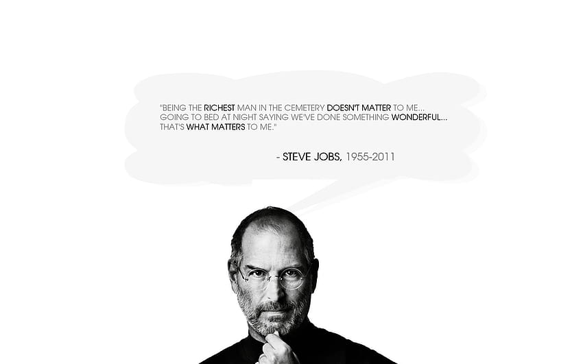 Steve Jobs quote HD wallpaper