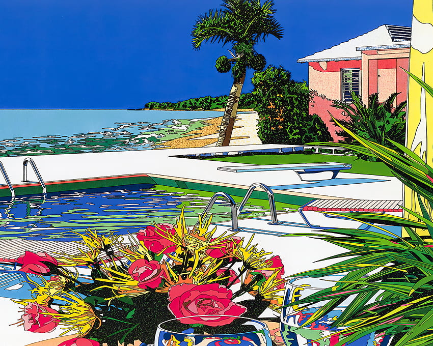 Afternoon Break at Bermuda Island by Eizin Suzuki, 1992 [3840x2160] : r/ HD wallpaper