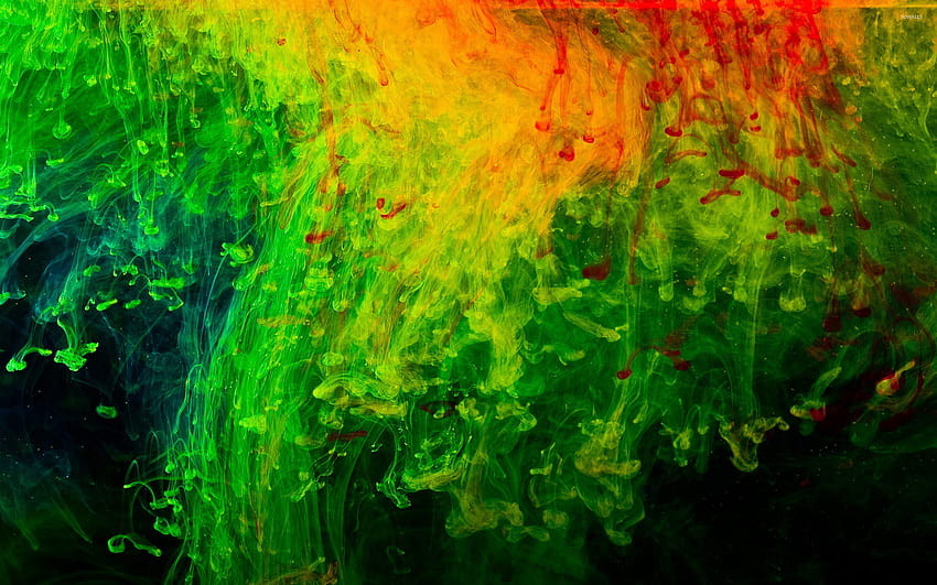 Paint in water HD wallpaper