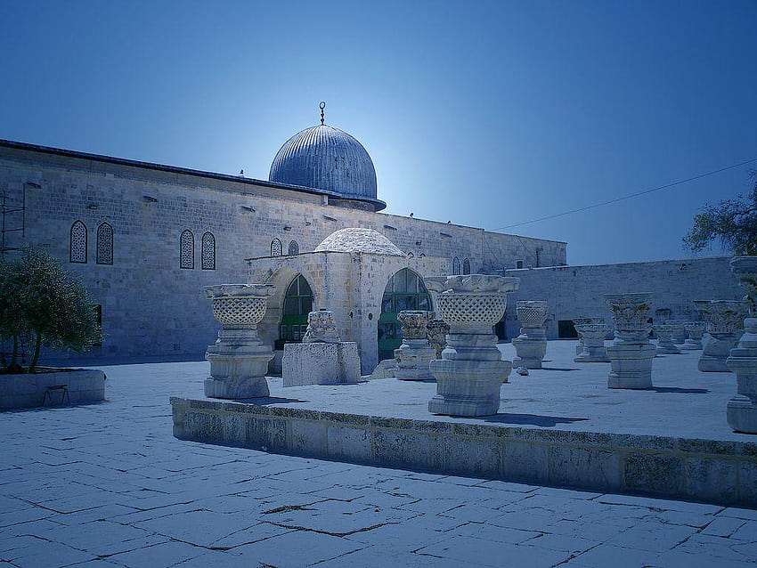 Die Masjid al Aqsa, Al-Aqsa-Moschee HD-Hintergrundbild