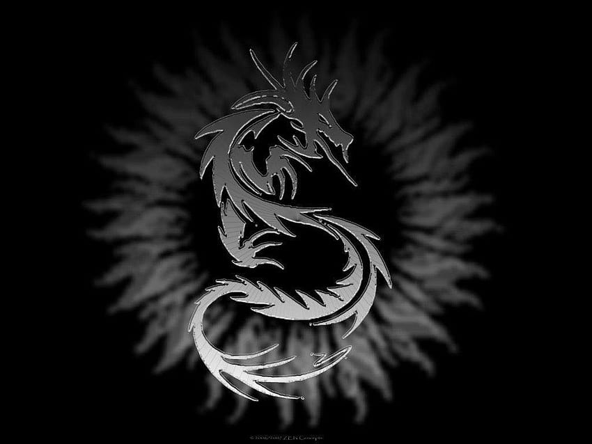 Blue Dragon Group, red eyes black metal dragon HD wallpaper