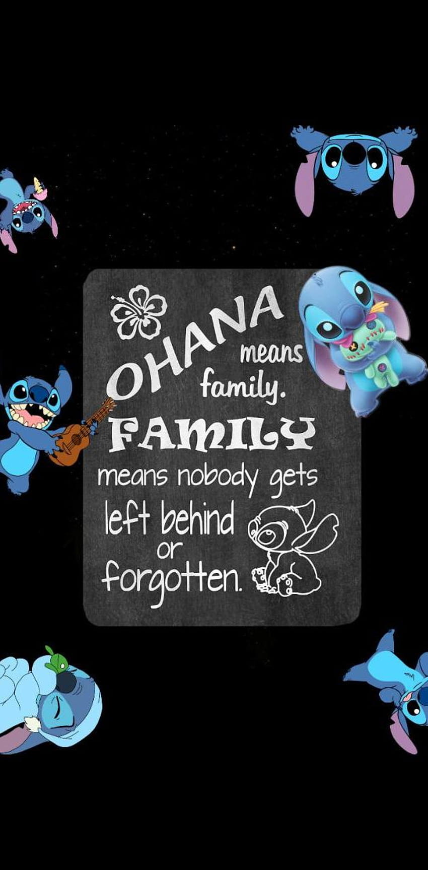 Ohana означава семейство от Dragonlover2469 HD тапет за телефон
