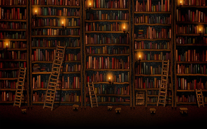 bookshelves cozy ladders library [2560x1600] for your , Mobile & Tablet HD wallpaper