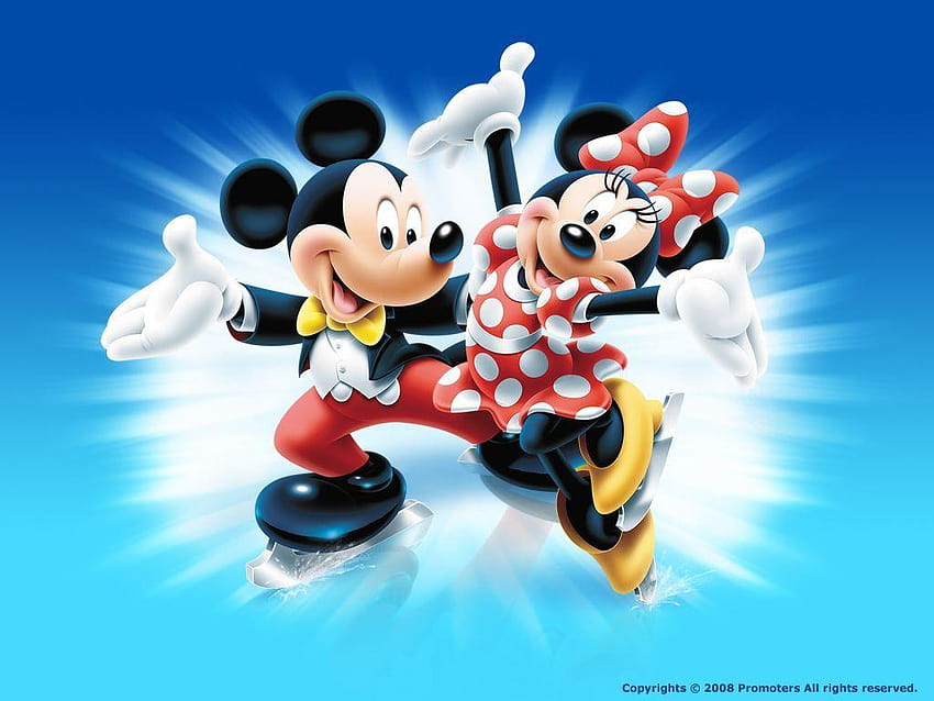 Disney screensavers, mickey and minnie mouse HD wallpaper