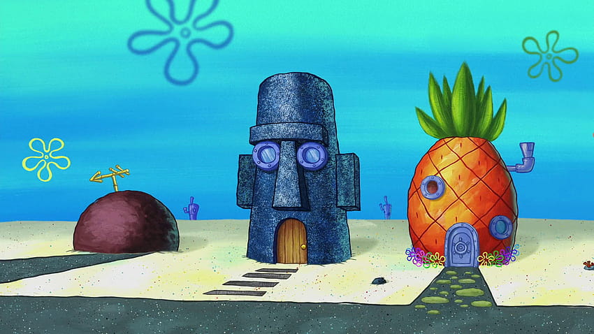SpongeBob-Haus HD-Hintergrundbild