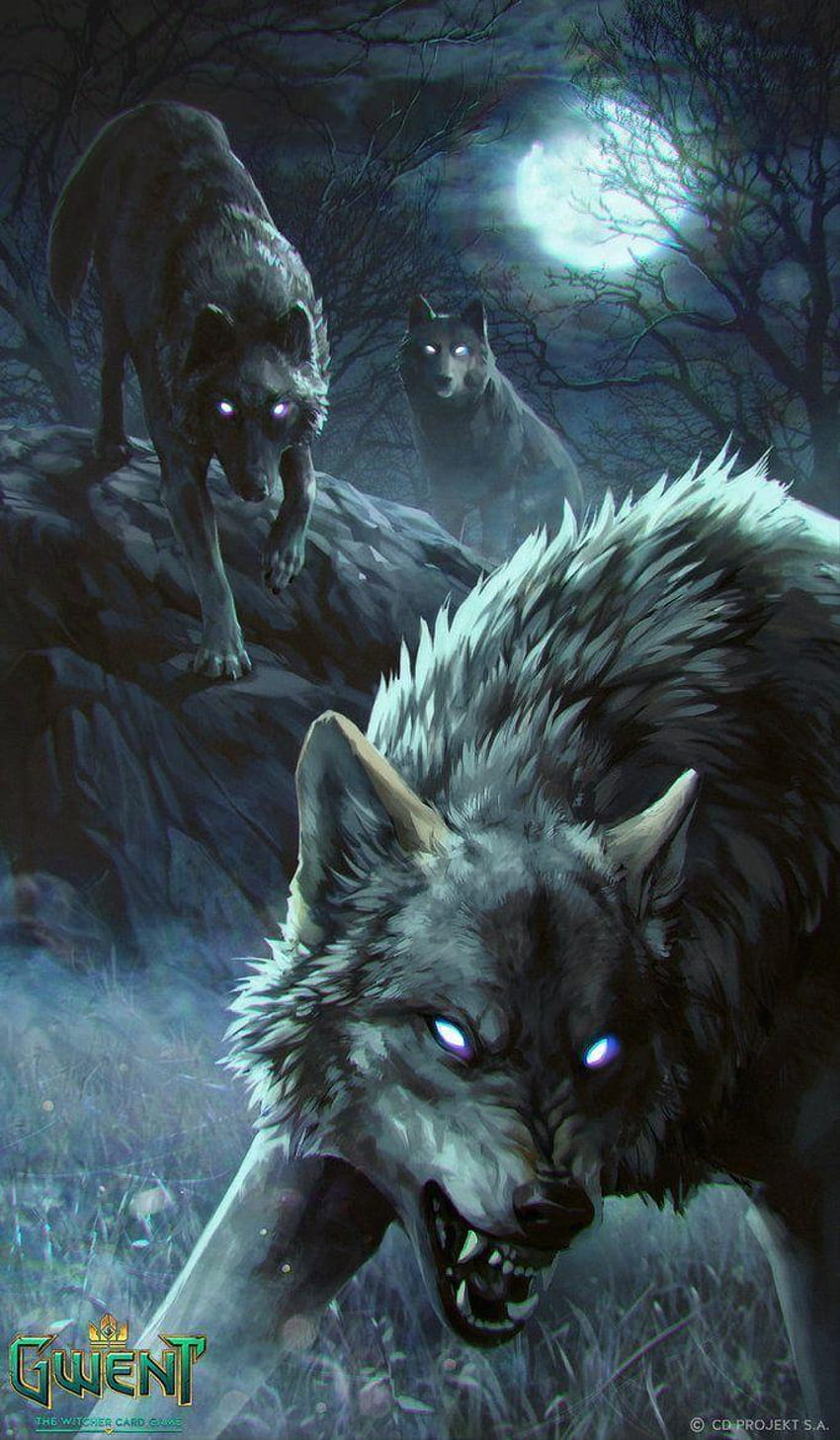 Angry Wolves iPhone, death wolf HD phone wallpaper
