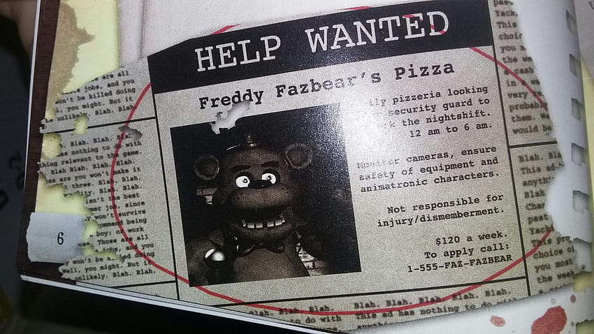 FNaF 1 Newspapers and Clippings 