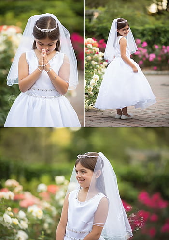 First Communion Portraits In Your Home | Nicola Levine Photography