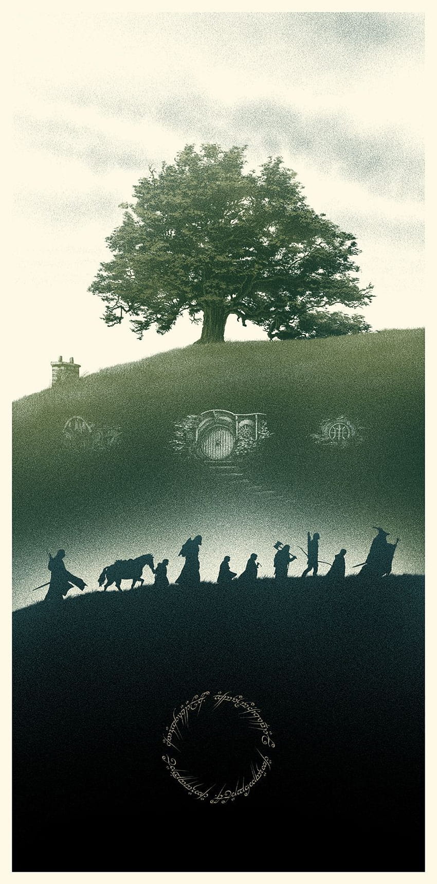 Amazing Lord of the Rings Poster Art!, lord of the rings 반지의 제왕 최소한의 포스터 HD 전화 배경 화면