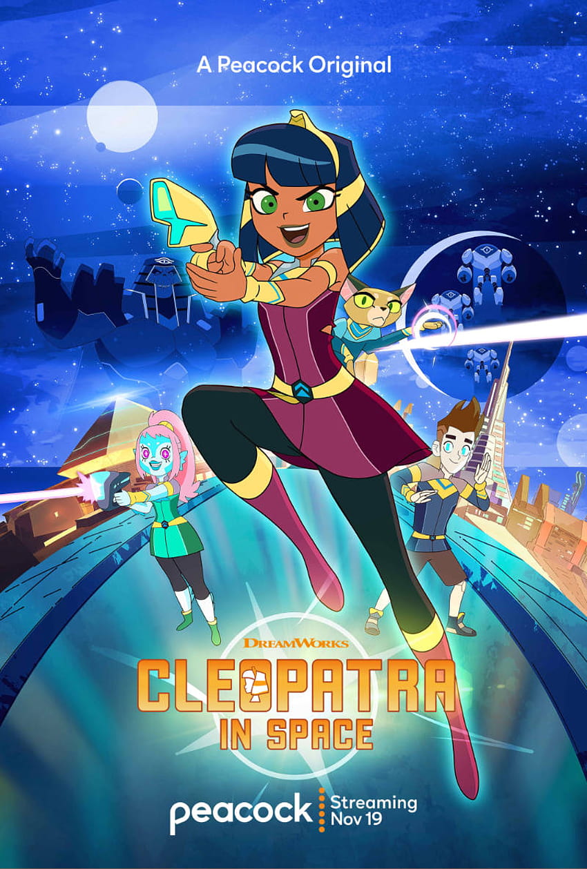 TrollsTopia and The Mighty Ones Adds the Peacock Kids Lineup, cleopatra in space HD phone wallpaper