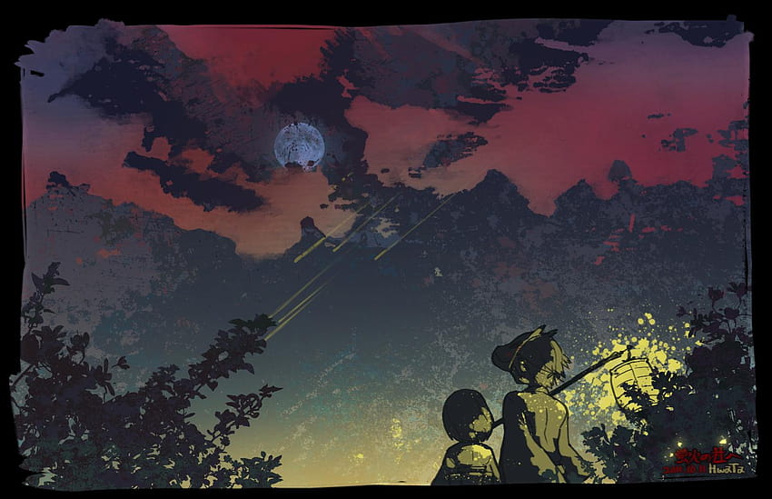 9 Hotarubi No Mori E, anime movie into the forest of fireflies light HD wallpaper