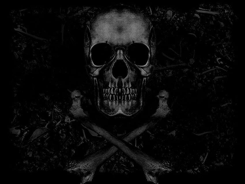 Dark Skull, dark, scare, skull, HD phone wallpaper | Peakpx