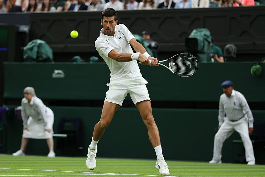 Novak Djokovic podnosi kurtynę Wimbledonu 2022, djokovic 2022 Tapeta HD