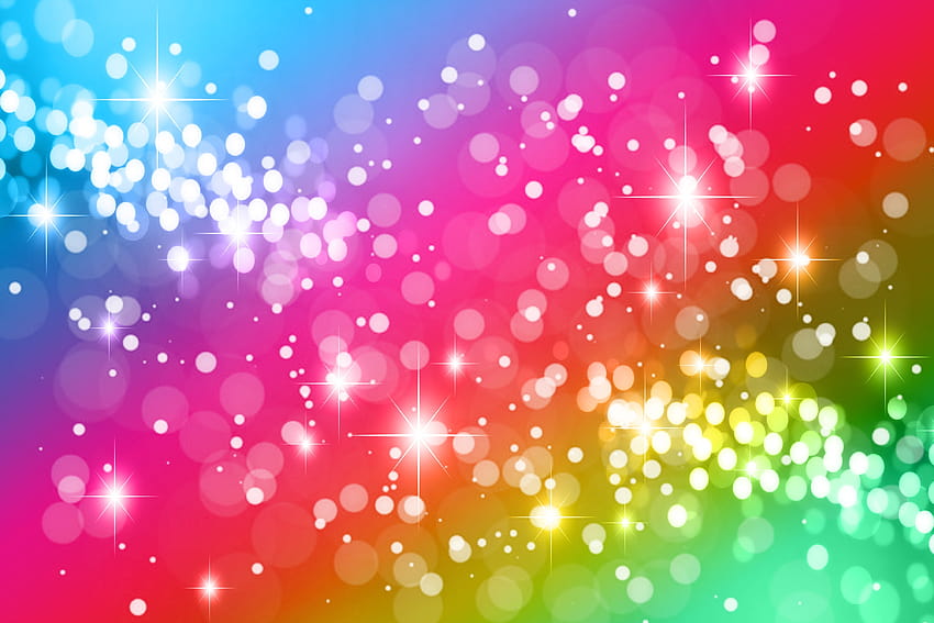 Rainbow Sparkle Shiny Glitter Backgrounds Gráfico de Rizu Designs · Creative Fabrica fondo de pantalla