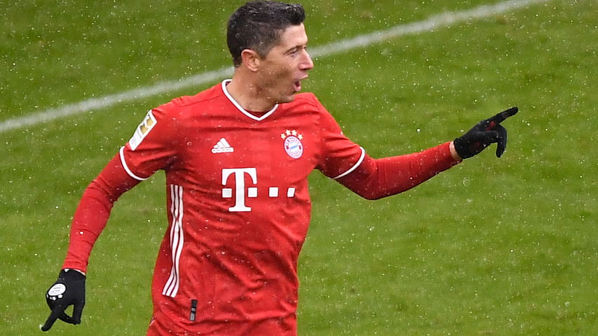 Lewandowski quebra o recorde de gols de Muller na Bundesliga após abrir o placar para o Bayern contra o Freiburg, 2021 lewandowski papel de parede HD