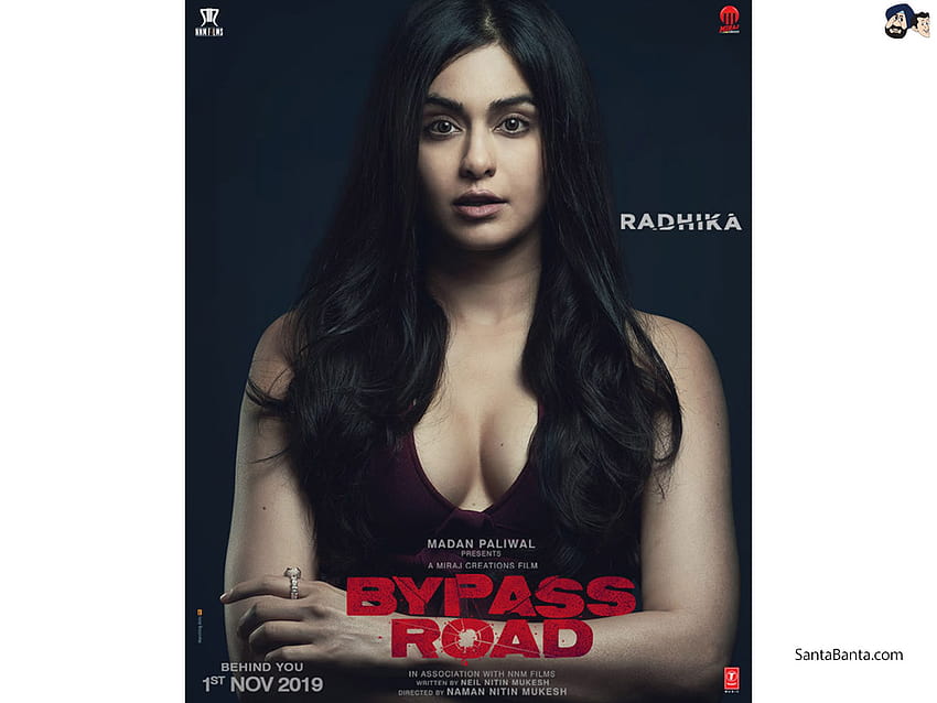 Adah Sharma nel ruolo di Radhika nel film thriller di Bollywoood, Bypass Road Sfondo HD