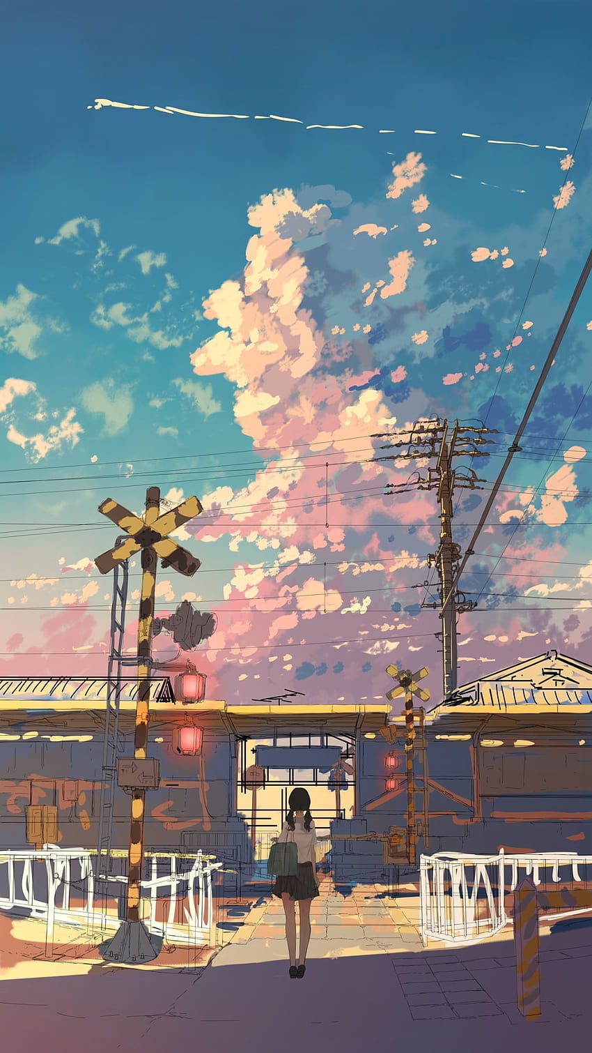 Aesthetic Anime Phone, anime aesthetic world HD phone wallpaper